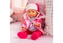 Bayer Puppenkleidung Winterjacke 42-46 cm Set 6-tlg. Rosa/Grau Bild 4