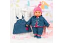 Bayer Puppenkleidung Set 7-tlg. Blau Jeansstoff 42-46 cm Bild 1