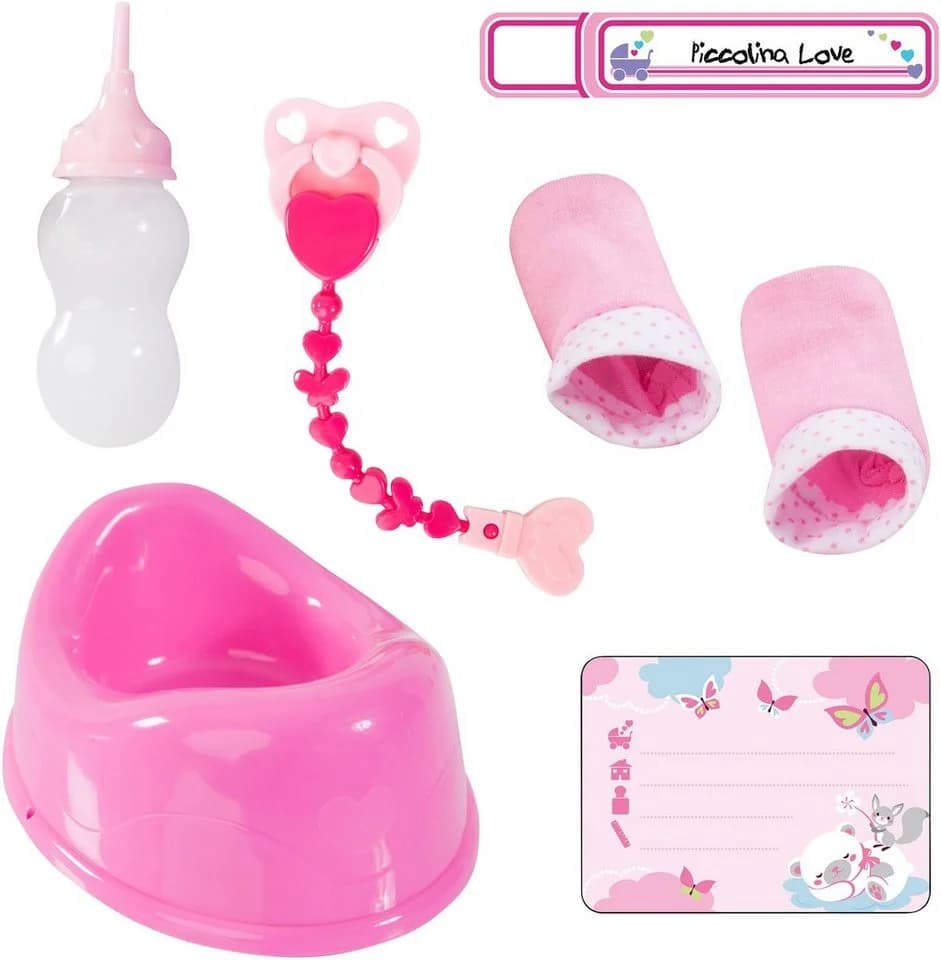Bayer Babypuppe Piccolina Love (Set, 8-tlg) Rosa - Bild 3