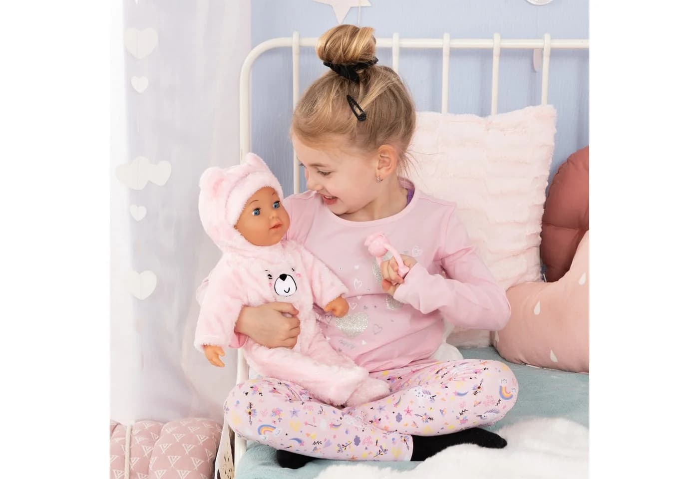 Babypuppe BAYER Piccolina MagicTears rosa mit echten Tränen - Bild 5