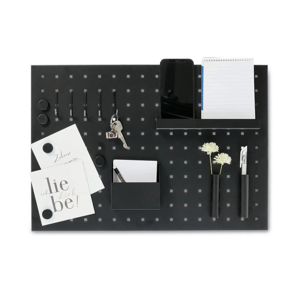 Zeller Present Memoboard Schwarz Metall - Bild 4