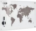 Zeller Present Pinnwand Worldmap Glas 60x40 Bild 3