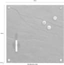 Zeller Present Magnettafel Schiefer Schwarz Glas Bild 1