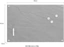 Zeller Present Memoboard Glas Anthrazit mit Magneten Bild 1