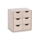 Zeller Present Aufbewahrungsbox Birke 6 Schubladen Massivholz Bild 2