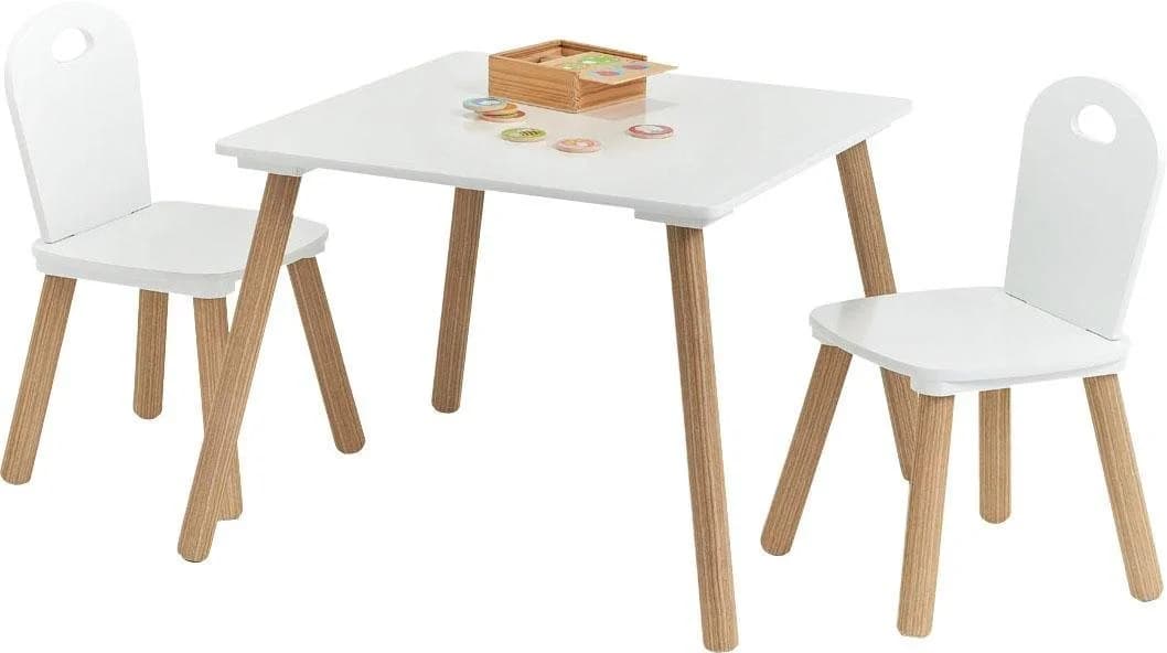 Zeller Present Kindersitzgruppe Scandi 3-tlg. Weiß MDF - Bild 2