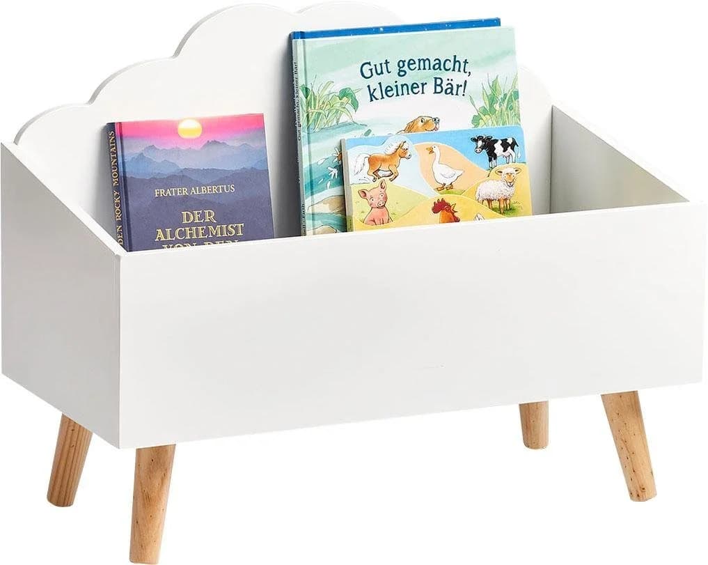Zeller Present Spielzeugtruhe Wolke Weiß MDF Nordisch - Bild 3