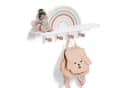 Zeller Present Wandgarderobe Rainbow Bunt mit 4 Haken und Ablage Bild 1