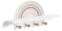 Zeller Present Wandgarderobe Rainbow Bunt mit 4 Haken und Ablage Bild 2