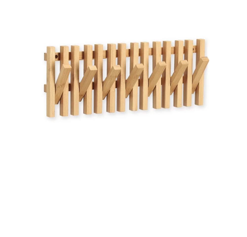 Zeller Present Wandgarderobe OSLO Bambus Braun - Bild 2