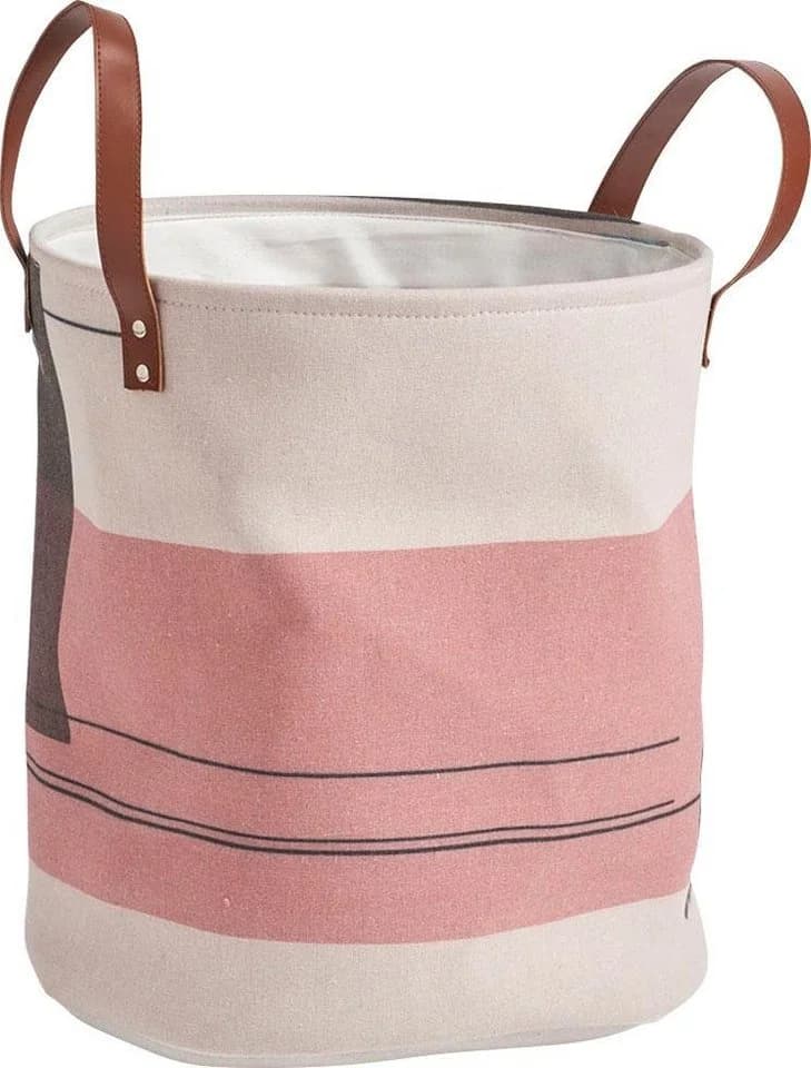 ZELLER Aufbewahrungskorb Modern Beige Leinen 35x40 cm