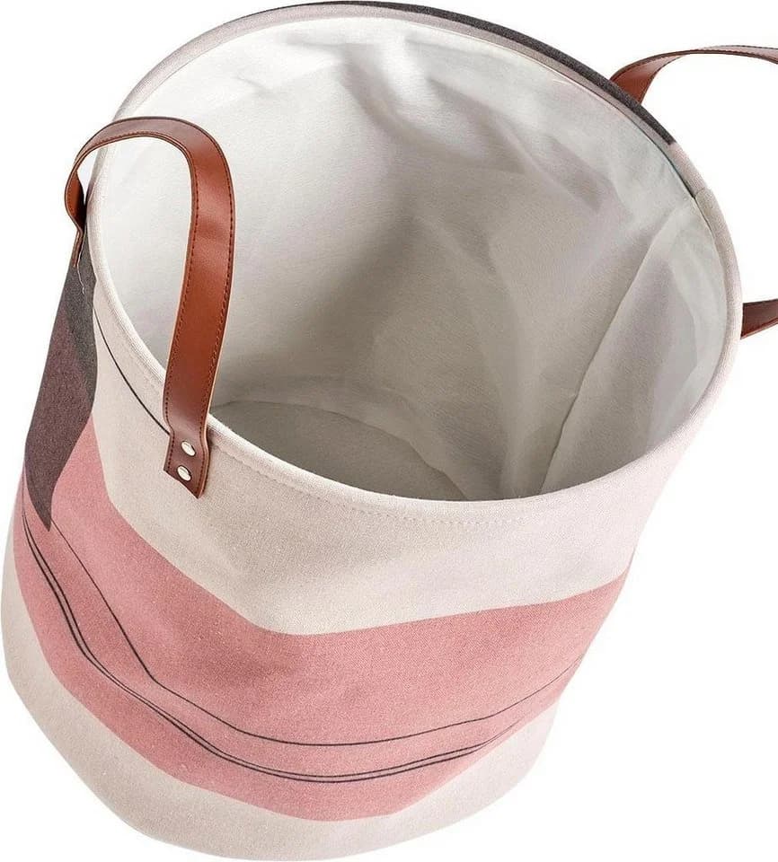 ZELLER Aufbewahrungskorb Modern Beige Leinen 35x40 cm - Bild 3