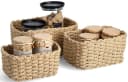 ZELLER PRESENT Aufbewahrungskorb Set 3-tlg. Beige Stapelbar Papier Bild 2