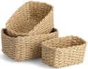 ZELLER PRESENT Aufbewahrungskorb Set 3-tlg. Beige Stapelbar Papier Bild 3