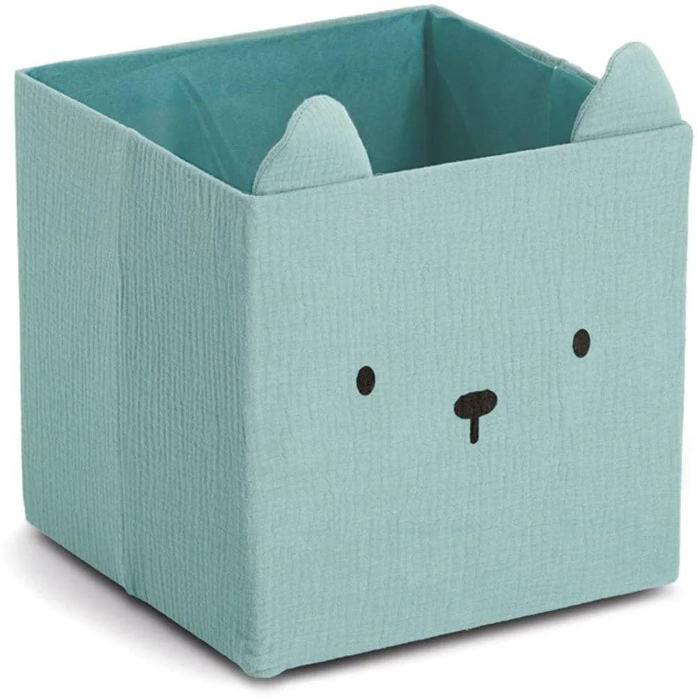 Zeller Present Aufbewahrungsbox Bär Mint Musselin - Bild 4