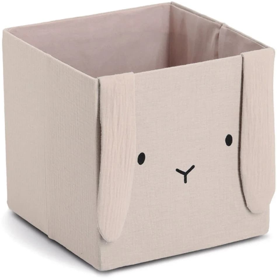 Zeller Present Aufbewahrungsbox Hase Beige Musselin - Bild 2