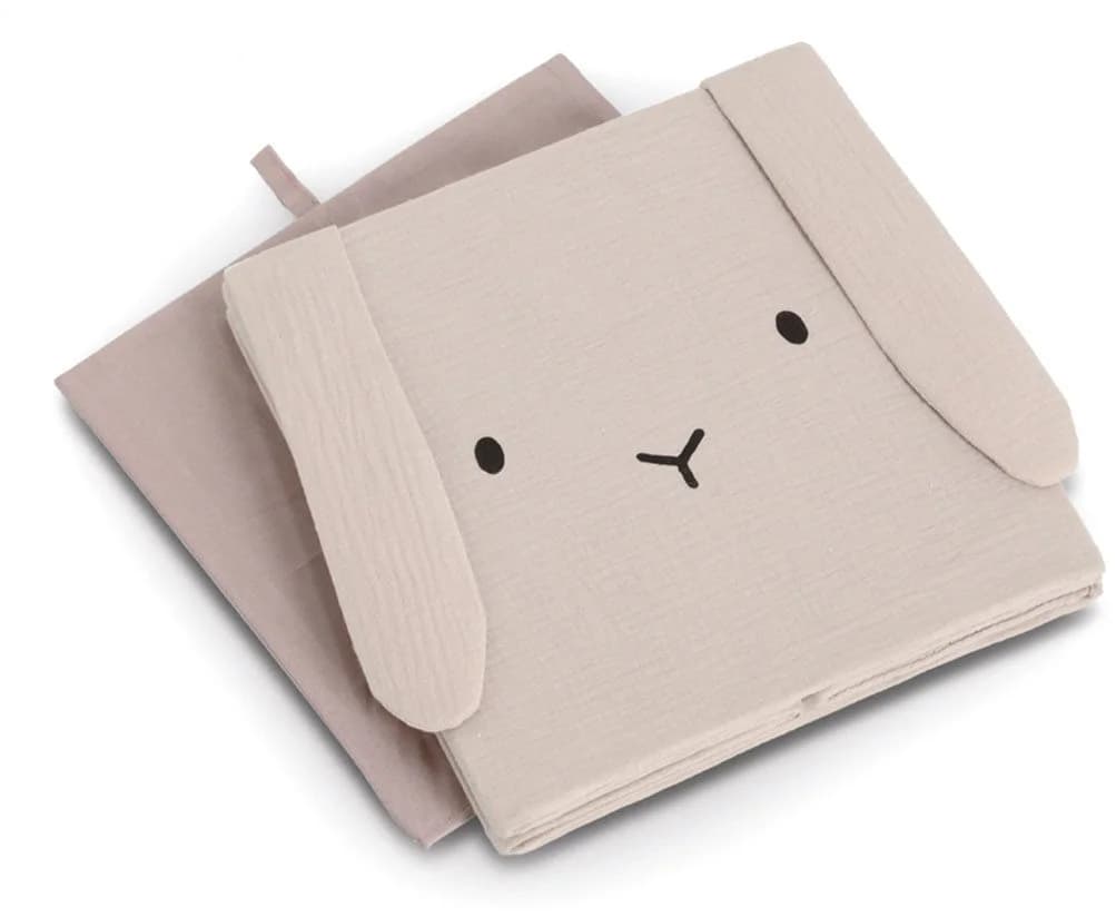 Zeller Present Aufbewahrungsbox Hase Beige Musselin - Bild 3