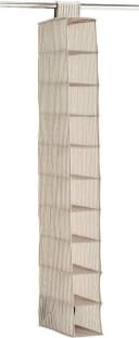 ZELLER PRESENT Hängeorganizer Stripes Beige 10 Fächer Bild 1