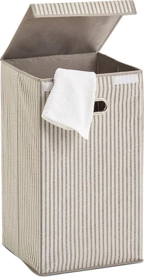 ZELLER PRESENT Wäschesortierer Stripes Beige Polypropylen - Bild 2