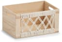 Zeller Present Dekokiste Aufbewahrungskiste Boho Holz Makramee-Design Bild 1
