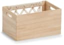 Zeller Present Dekokiste Aufbewahrungskiste Boho Holz Makramee-Design Bild 2