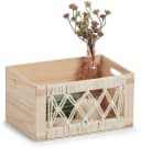 Zeller Present Dekokiste Aufbewahrungskiste Boho Holz Makramee-Design Bild 3