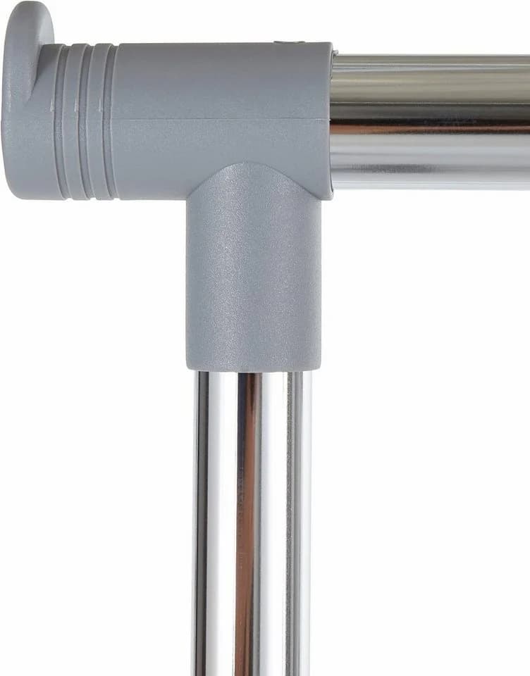 Zeller Present Garderobenständer Grau Höhenverstellbar mit Rollen - Bild 4