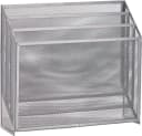 Zeitungsständer ZELLER PRESENT Mesh Silber Metall Bild 1