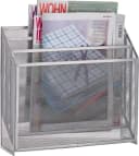 Zeitungsständer ZELLER PRESENT Mesh Silber Metall Bild 2