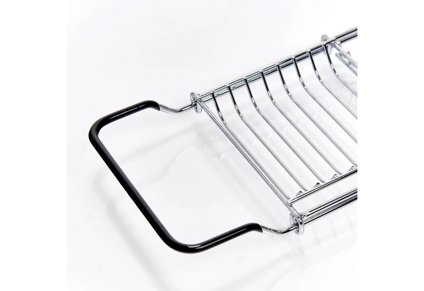 Zeller Present Badewannenablage ausziehbar Metall verchromt Silber 65,5-76,5 x 15,5 x 4 cm - Bild 3
