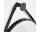 Zeller Present Wandspiegel Schwarz Rund Industrial Design Bild 1