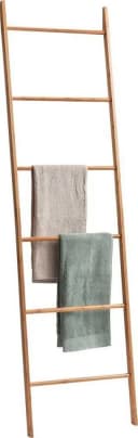 Zeller Present Bambus Dekoleiter Handtuchhalter Beige Modern Bild 1