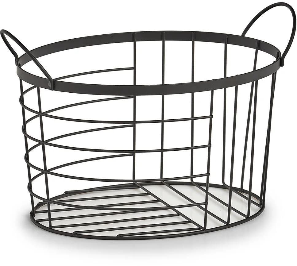 Zeller Present Aufbewahrungskorb Metall Schwarz Industrial Design - Bild 5