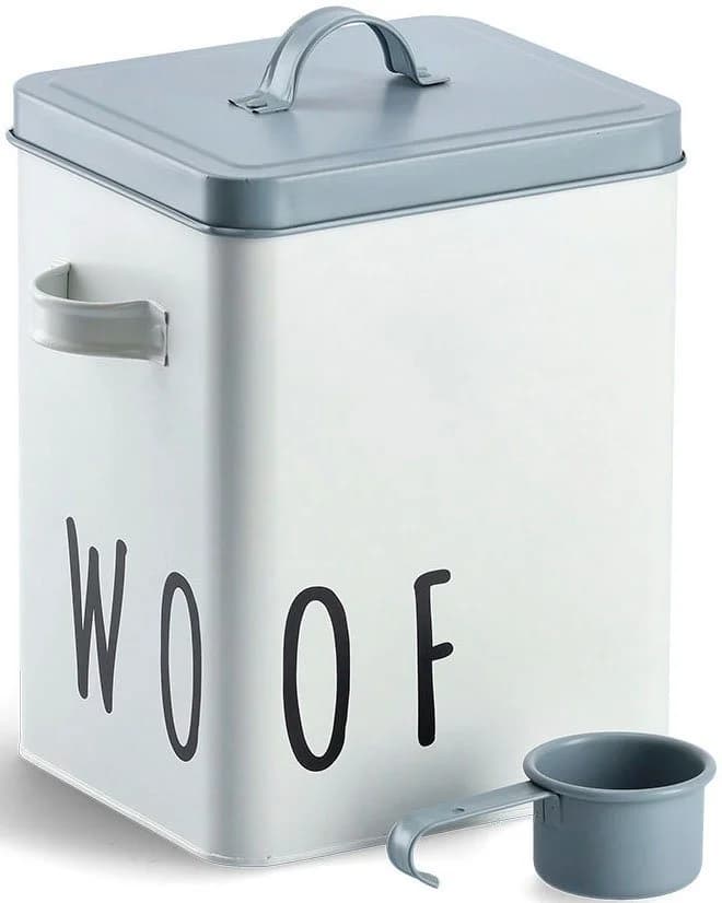 Vorratsdose ZELLER PRESENT "Woof" - Hundefutter Dose blau - Bild 2