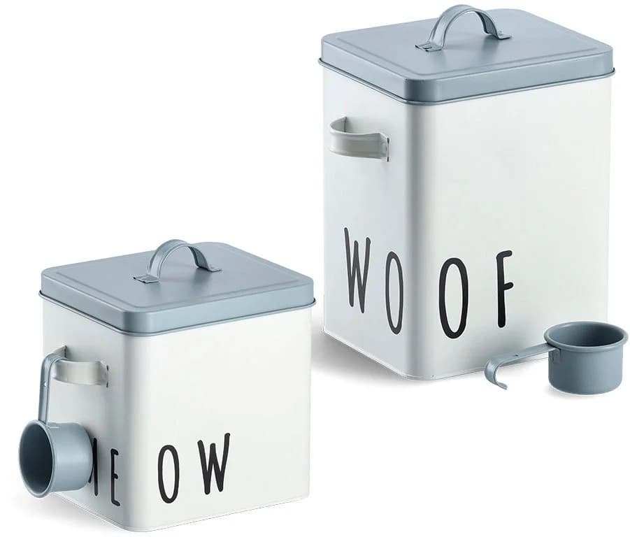 Vorratsdose ZELLER PRESENT "Woof" - Hundefutter Dose blau - Bild 3