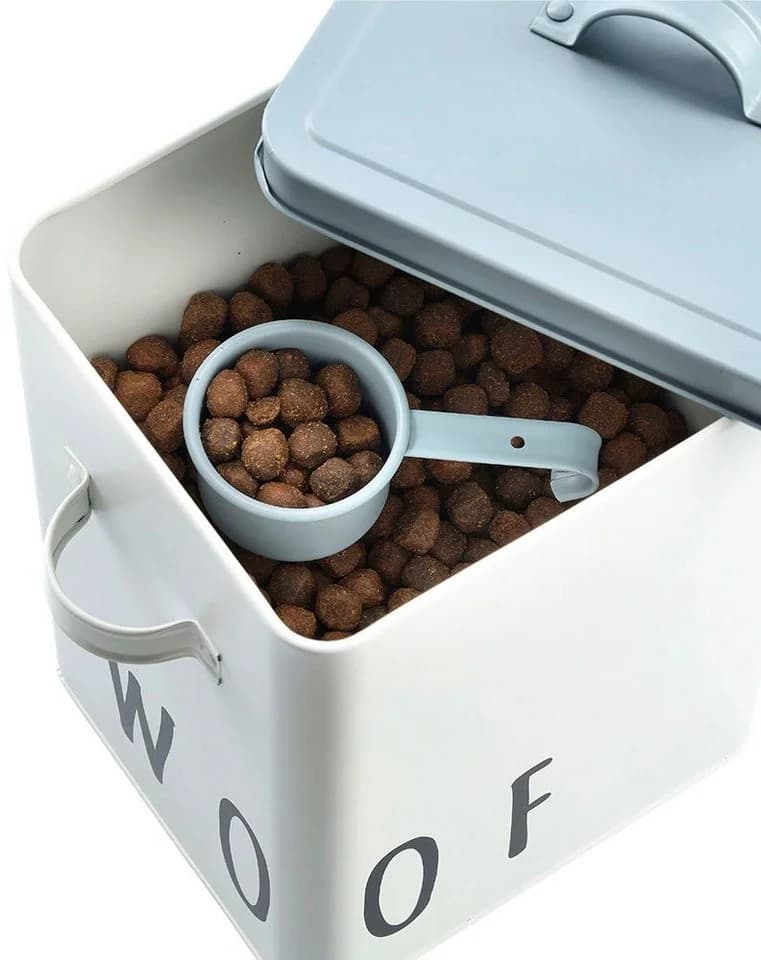 Vorratsdose ZELLER PRESENT "Woof" - Hundefutter Dose blau - Bild 4