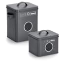 Zeller Present Ablageregal Waschtab-Box Metall Grau Bild 4
