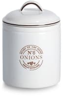ZELLER PRESENT Vorratsdose Onions Weiß Dekorativ Bild 2