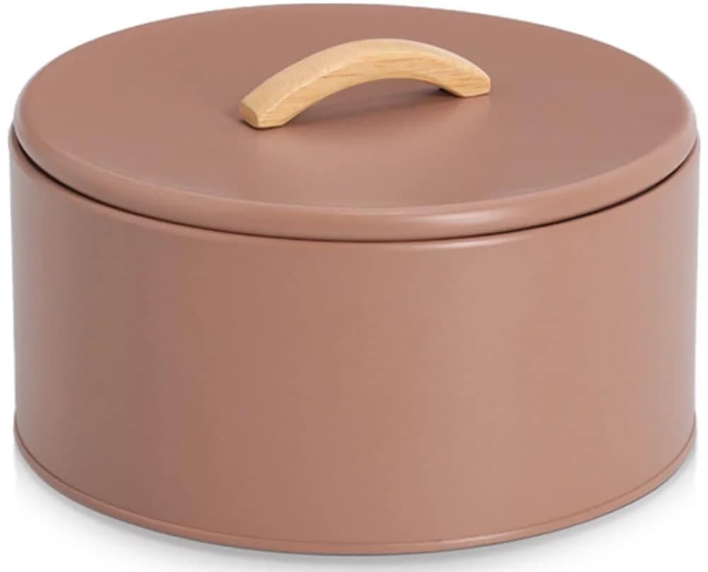 Zeller Present Aufbewahrungsbox 2400 ml, Metall, Mocha, Holzgriff, Aromaschutz - Bild 4