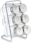 Zeller Present Gewürzständer 6-tlg. Glas/Silber mit Dosierdeckel Bild 1