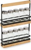 Zeller Present Gewürzständer Set 11-tlg. Glas/Metall/Bambus Bild 2