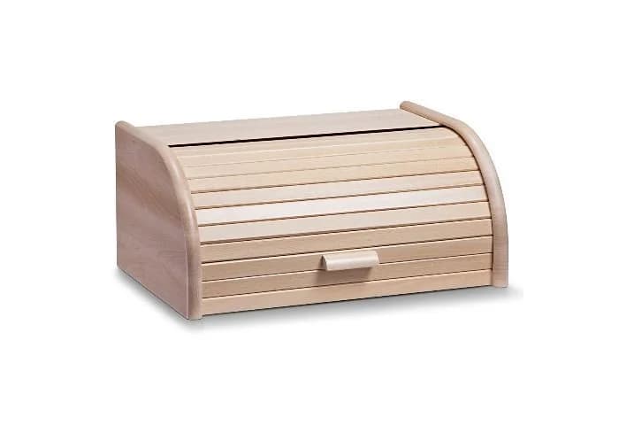 Brotkasten ZELLER PRESENT beige natur 28x18cm Buchenholz - Bild 2