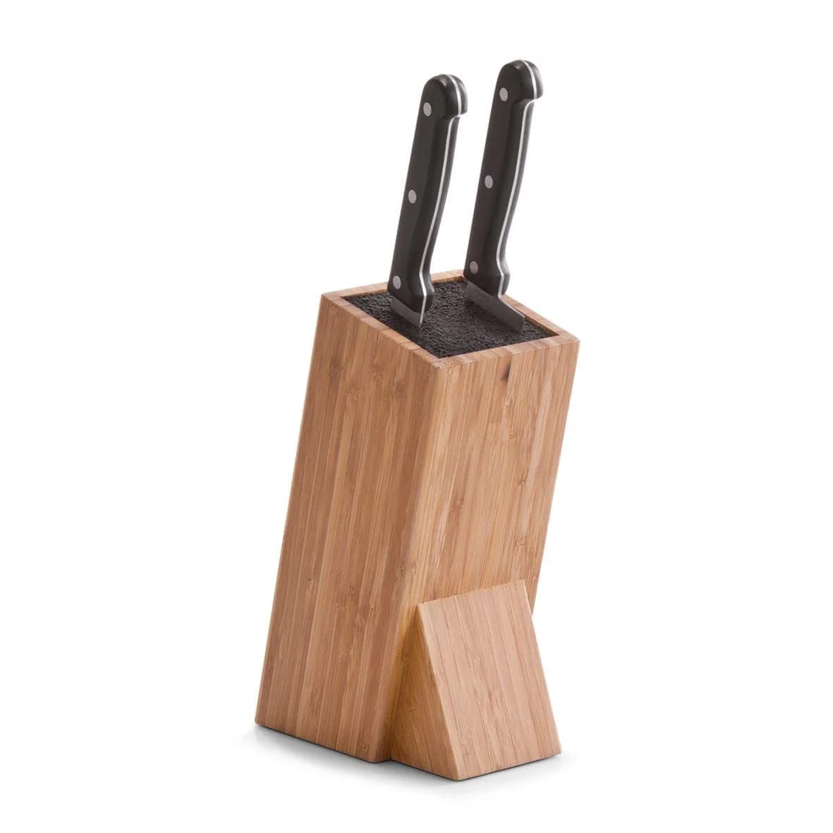 Zeller Messerblock Bamboo Braun Bambus Kunststoff