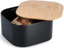 Brotkasten ZELLER PRESENT schwarz mit Bambusdeckel Bild 3