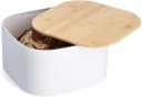Brotkasten ZELLER PRESENT weiß mit Bambusdeckel Bild 3