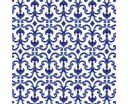 Zeller Present Serviertablett Marokko Bambus Blau/Weiß Bild 5
