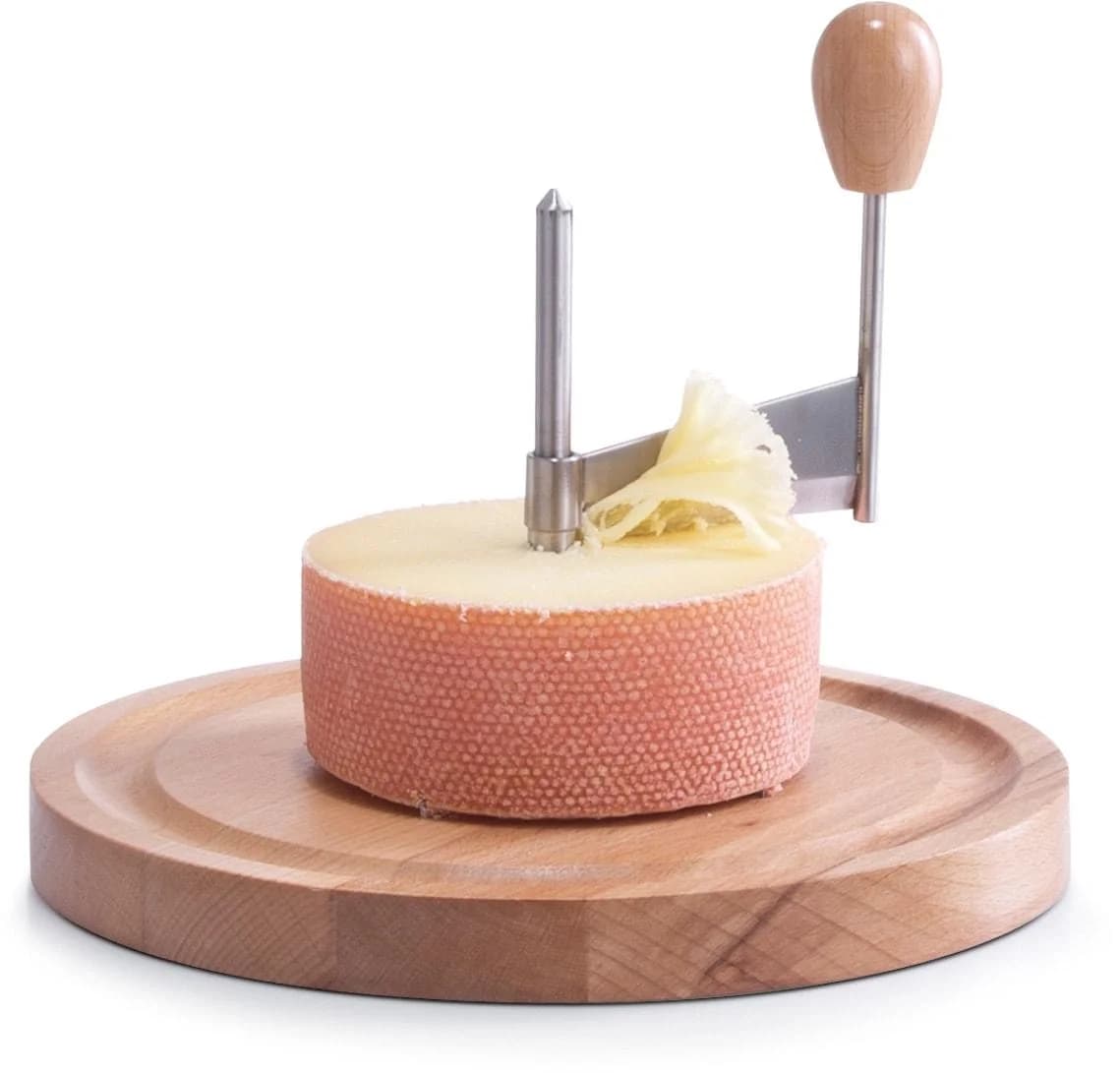 Zeller Käsebrett Present Braun Edelstahl Massivholz