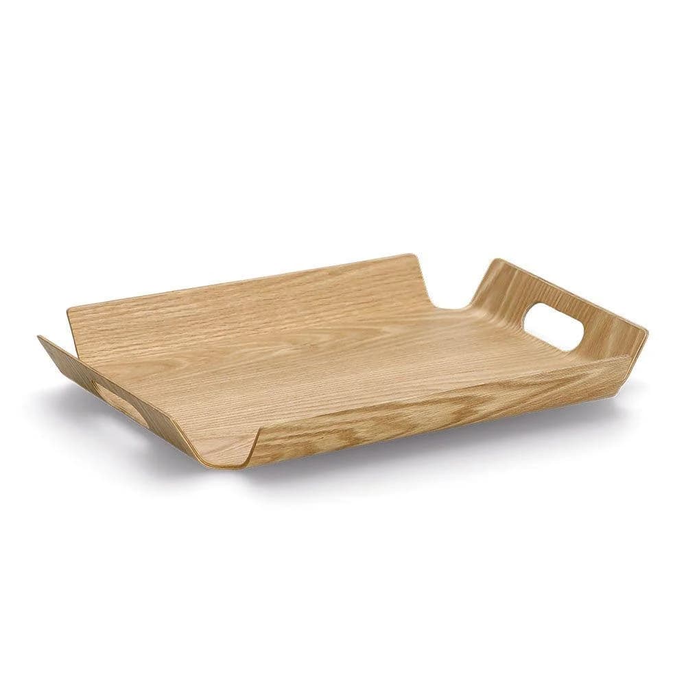 Serviertablett aus Holzlaminat und Furnierholz