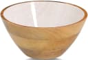 ZELLER Schale Mangoholz Beige 25cm Ø Massivholz Bild 2