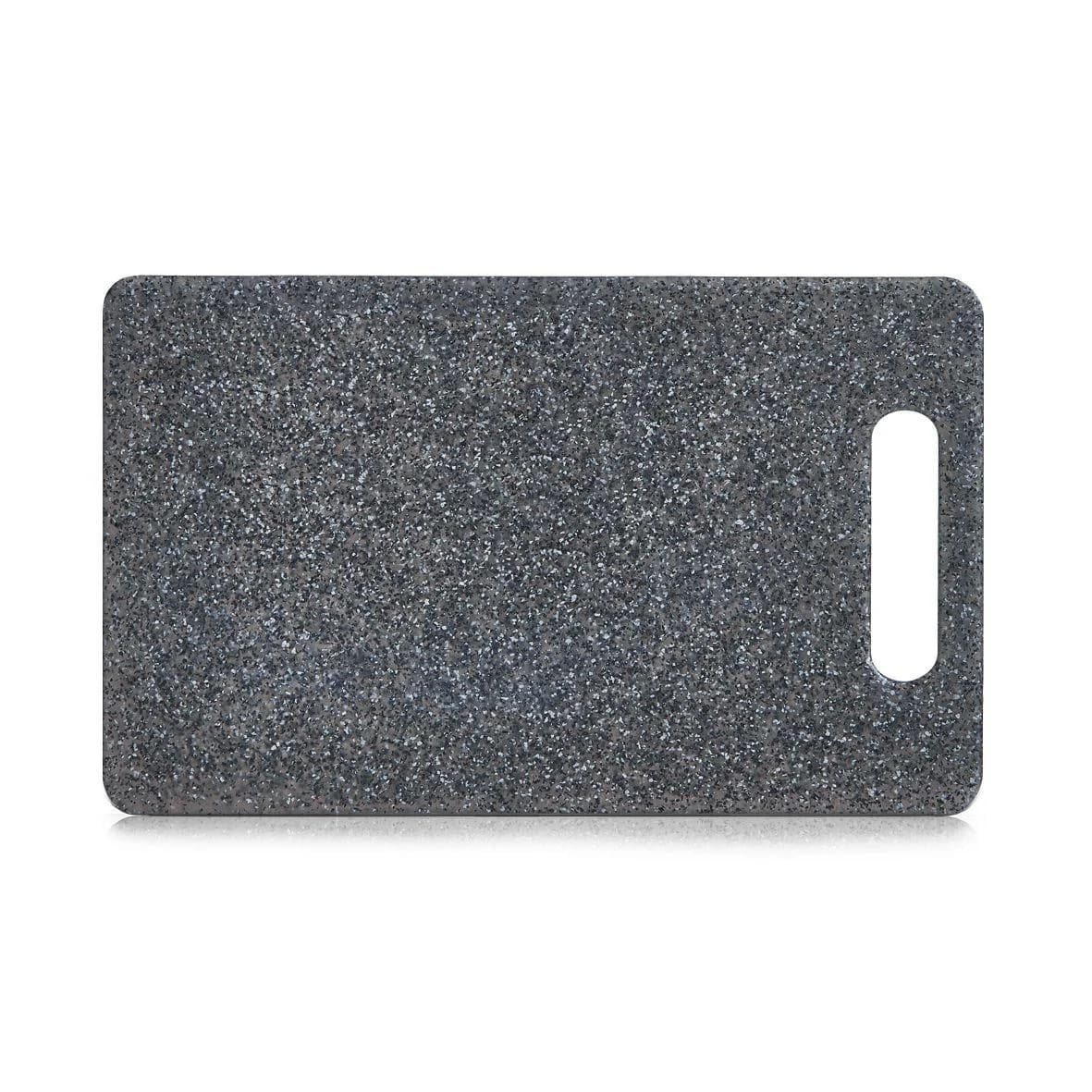 Schneidebrett Kunststoff Grau Granitoptik